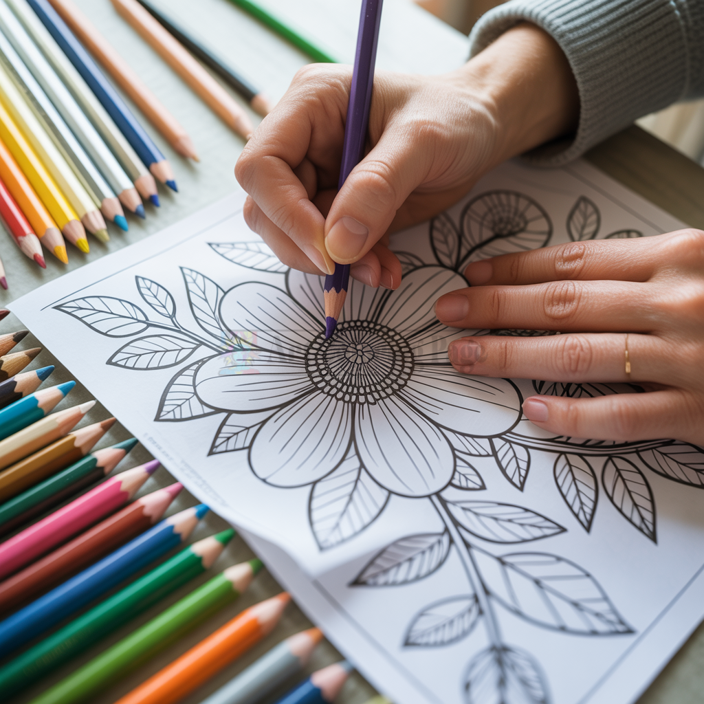 Exploring the Best Flower Coloring Pages for Adult Relaxation