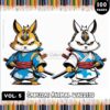 Awaken Your Creative Spirit with Samurai Coloring Sheets Vol. 5!