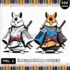 Unleash the Warrior Within with Samurai Coloring Vol. 6!