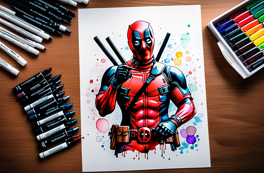Mastering Deadpool Coloring Pages: Unleash Your Creativity