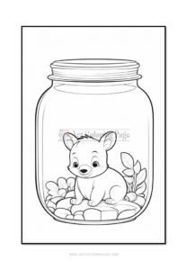 Journey Into Creativity with "Printable Pages Animal in Jar Vol:7"