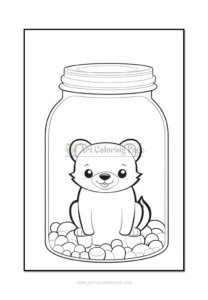 Journey Into Creativity with "Printable Pages Animal in Jar Vol:7"