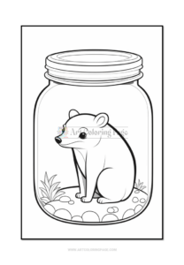 Journey Into Creativity with "Printable Pages Animal in Jar Vol:7"