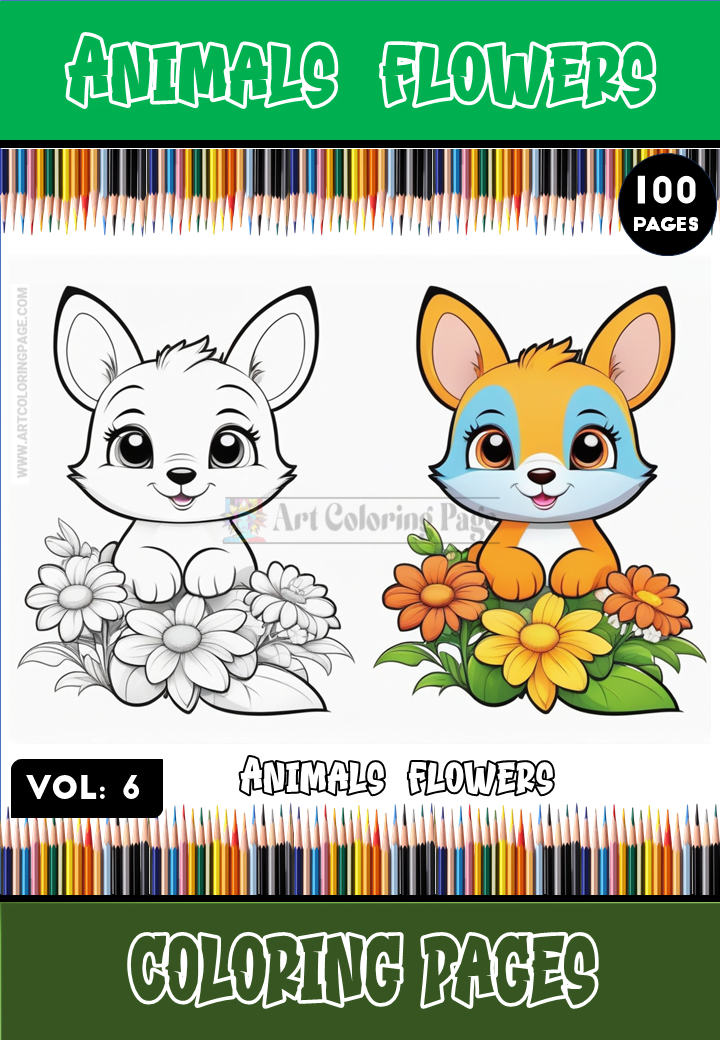 Animal Coloring Sheets Vol:6 - A Voyage into Artistic Discovery