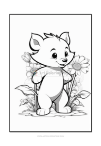 Flower Animal Coloring Vol:8 - A Fusion of Flora and Fauna Artistry