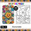 Dive into Spring Bliss with Spring Flower Coloring Pages Vol 2!