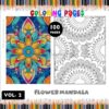 Elevate Your Creativity with Flower Mandala Coloring VOL 2