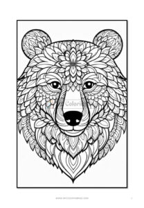 Embrace Creativity Bear Mandalas Coloring VOL 4