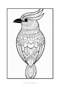 Soar with Creativity Bird Coloring Mandala VOL 5Diapositive4