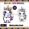 Discover Magic with Unicorn Color Page Vol 3!