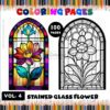 Discover the Magic of Stained Glass Coloring Page Vol. 4
