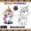 Unleash Your Imagination with Unicorn Coloring Sheets Vol 2!