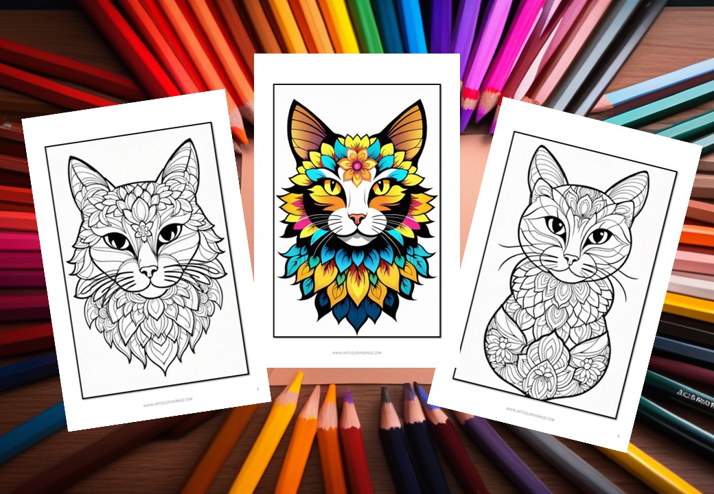 Why Choose a Cat Mandala Coloring Book for Engaging Summer Vacation