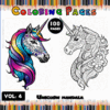 Unicorn mandala coloring pages featuring intricate designs, perfect for the Mandala coloring book at artcoloringpage.com.