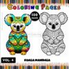 Discover Serenity with Koala Mandala Printable Vol 4