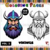 Embark on a creative journey with our Vikings Coloring Vol 2. This captivating collection of 100 pages invites you to dive into the legendary world of Vikings, where each page tells a story of adventure and bravery. Available for immediate download in PDF format, these pages are perfectly sized at 8.27 x 11.69 inches, making them ideal for both children and adults eager to explore their artistic potential.