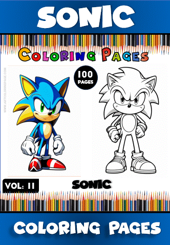 Sonic the Hedgehog coloring pages, featuring a colorful design, perfect for kids and fans at artcoloringpage.com, cozy coloring book.