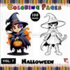 Unleash the Halloween Magic Cute Halloween Coloring Pages Vol. 7