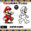 Experience the Magic with Mario Coloring Book Vol 1!