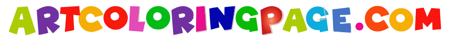 Colorful text logo displaying "Artcoloringpage.com" in various vibrant colors.