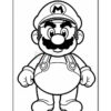 A cartoon character resembling a plumber with a large mustache, wearing a cap with an 