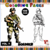 Soldier coloring pages from artcoloringpage.com, featuring free coloring pages, perfect for a coloring book with 100 pages.