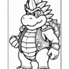 A cartoon character resembling a turtle, with a spiked shell, wearing a vest and holding a fist up confidently.
