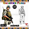Unleash Your Inner Artist with Soldier and Cave Coloring Pictures Vol 4!