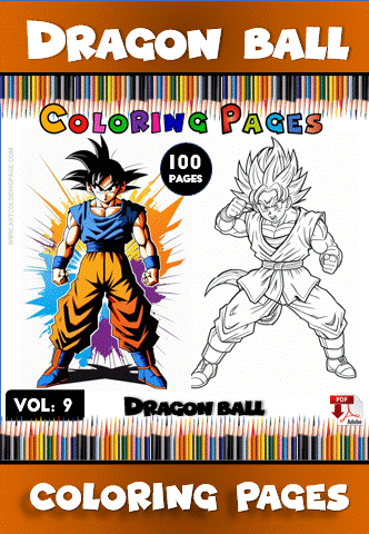 Coloring page featuring Dragon Ball characters, perfect for fans of cozy coloring books and cozy coloring pages at artcoloringpage.com.