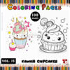 Printable Cupcake Coloring Pages Vol 15 100 Adorable Designs for All Ages