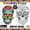 Unleash Your Creativity with Tattoo Coloring Pages Skull Vol 3