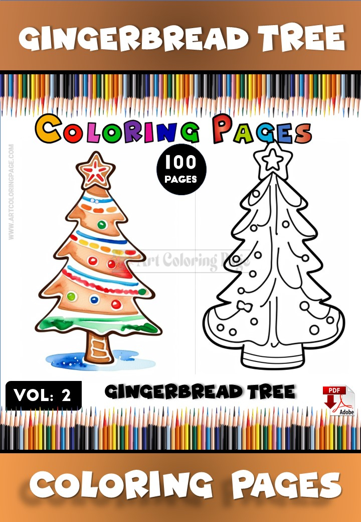 Bring the Festive Spirit to Life with Gingerbread Christmas Tree Coloring