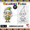 Cute Elf Coloring Sheets Vo 6 – Spark Holiday Joy with Every Color
