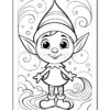 Cute Elf Coloring Sheets Vo 6 – Spark Holiday Joy with Every ColorDiapositive2