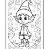 Cute Elf Coloring Sheets Vo 6 – Spark Holiday Joy with Every ColorDiapositive4