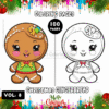 Gingerbread Man to Color Vol. 8 – A Festive Coloring Delight!