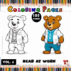 Two cartoon bears depicted in professional attire, one is a polar bear in a white suit and the other a brown bear in a beige vest, with a header for 