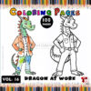 Unleash Your Creativity with Dragon Colouring Vol: 16 Dragon at Work!