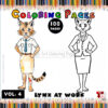 Adorable Fun Awaits with Baby Lynx Coloring Page Vol 4!