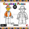 Build Fun and Creativity with LEGO Color Pages for Kids Vol 7!
