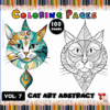 Cat Art Abstract Vol. 7 – Unique Feline-Inspired Designs
