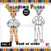 Discover the Magic of Deer Coloring Book Pages Vol 4!Diapositive1
