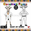 Goat Coloring for Kids Vol 4 – A Fun-Filled Adventure for Little Artists!