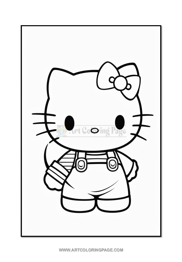 Hello Kitty Coloring Pages Collection for All Ages