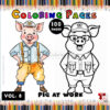 Peppa Pig Coloring Pages for Kids Vol 8 Fun and Learning Combined