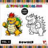 Reignite the Fun with Bowser Coloring Pages Vol. 2