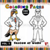 Soar into Creativity with Eagle Coloring Page Vol 3!