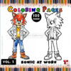 Speed into Super Fun with Super Sonic the Hedgehog Coloring Pages Vol 3!