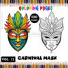Step into the Fun with Carnival Coloring Pages Vol: 12