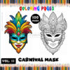 Step into the Fun with Carnival Coloring Sheets Vol 11!Diapositive1